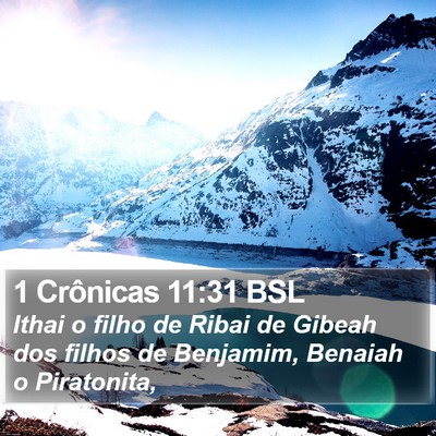 1 Crônicas 11:31 BSL Bible Verse Image