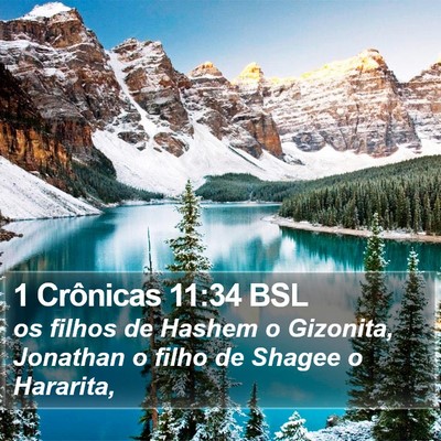 1 Crônicas 11:34 BSL Bible Verse Image