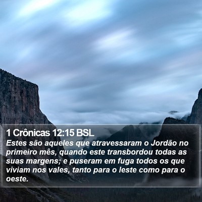 1 Crônicas 12:15 BSL Bible Verse Image