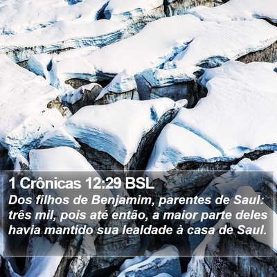1 Crônicas 12:29 BSL Bible Verse Image