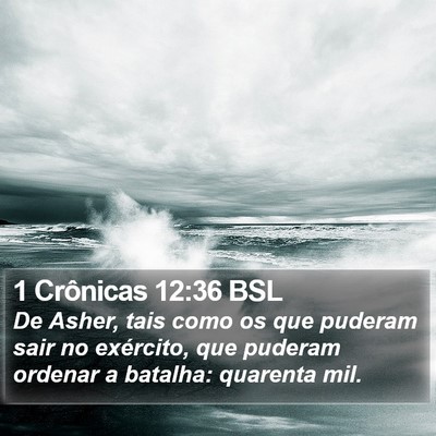 1 Crônicas 12:36 BSL Bible Verse Image