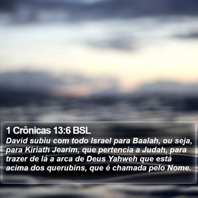 1 Crônicas 13:6 BSL Bible Verse Image