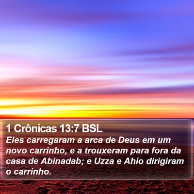 1 Crônicas 13:7 BSL Bible Verse Image
