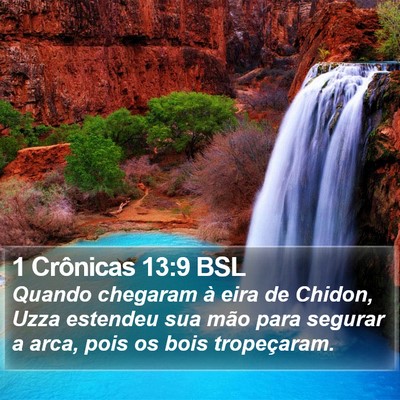 1 Crônicas 13:9 BSL Bible Verse Image