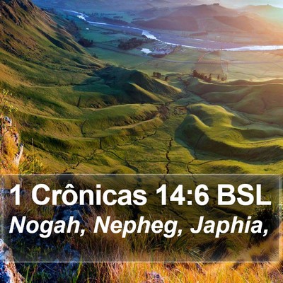 1 Crônicas 14:6 BSL Bible Verse Image