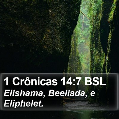 1 Crônicas 14:7 BSL Bible Verse Image