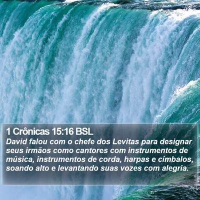 1 Crônicas 15:16 BSL Bible Verse Image