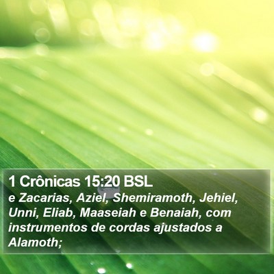 1 Crônicas 15:20 BSL Bible Verse Image