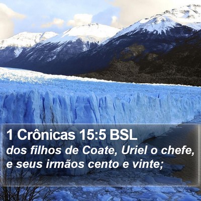 1 Crônicas 15:5 BSL Bible Verse Image