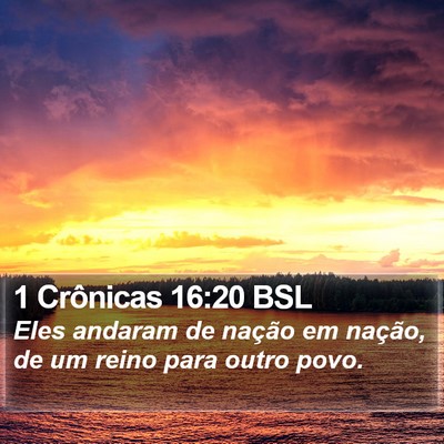 1 Crônicas 16:20 BSL Bible Verse Image