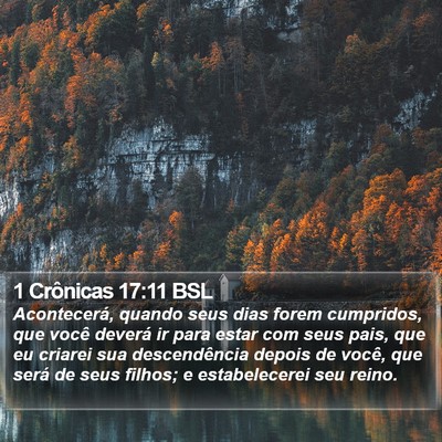 1 Crônicas 17:11 BSL Bible Verse Image