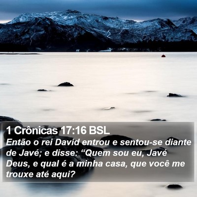 1 Crônicas 17:16 BSL Bible Verse Image