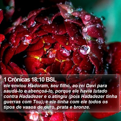 1 Crônicas 18:10 BSL Bible Verse Image