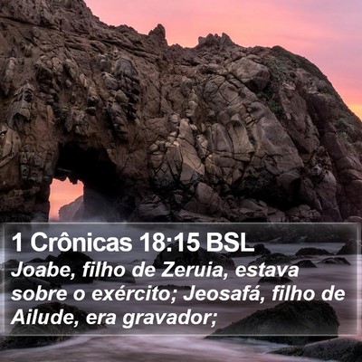 1 Crônicas 18:15 BSL Bible Verse Image