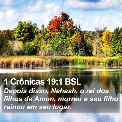 1 Crônicas 19:1 BSL Bible Verse Image