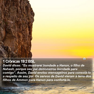 1 Crônicas 19:2 BSL Bible Verse Image