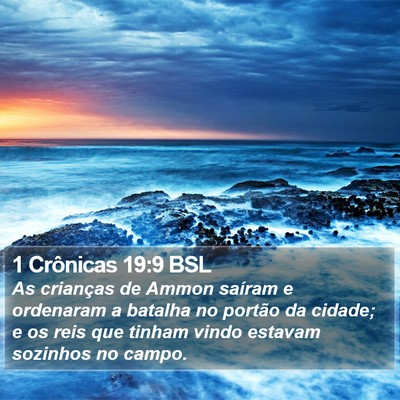 1 Crônicas 19:9 BSL Bible Verse Image