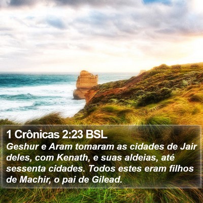1 Crônicas 2:23 BSL Bible Verse Image