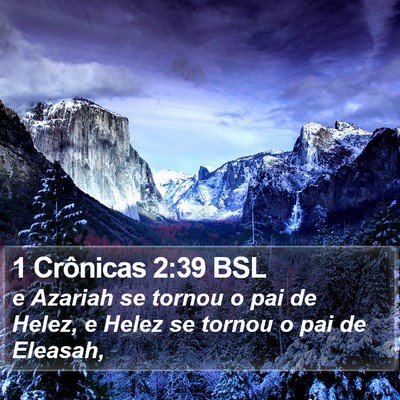 1 Crônicas 2:39 BSL Bible Verse Image
