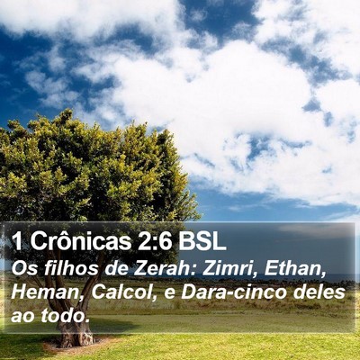 1 Crônicas 2:6 BSL Bible Verse Image