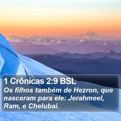 1 Crônicas 2:9 BSL Bible Verse Image