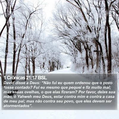 1 Crônicas 21:17 BSL Bible Verse Image