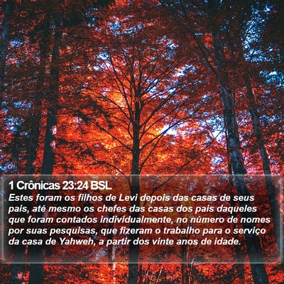 1 Crônicas 23:24 BSL Bible Verse Image