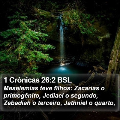 1 Crônicas 26:2 BSL Bible Verse Image