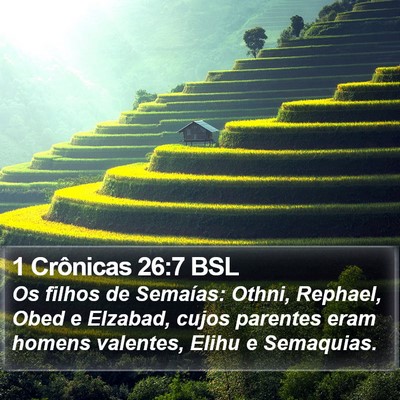 1 Crônicas 26:7 BSL Bible Verse Image