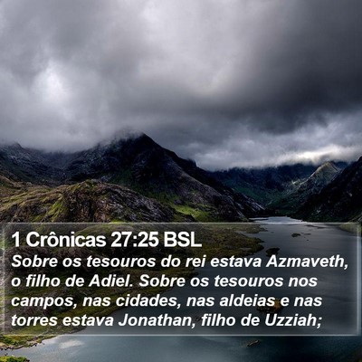1 Crônicas 27:25 BSL Bible Verse Image