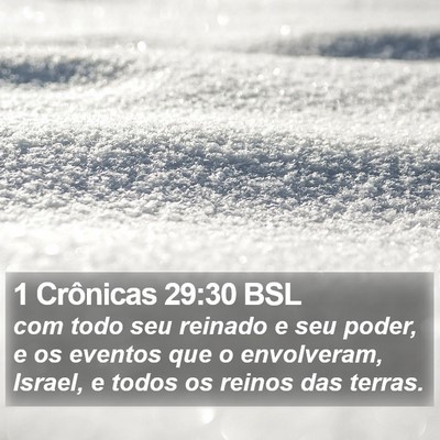 1 Crônicas 29:30 BSL Bible Verse Image
