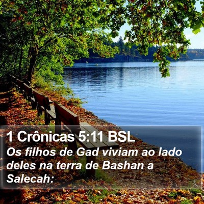 1 Crônicas 5:11 BSL Bible Verse Image