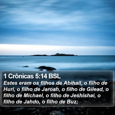 1 Crônicas 5:14 BSL Bible Verse Image