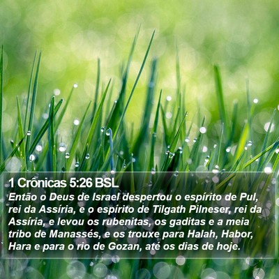1 Crônicas 5:26 BSL Bible Verse Image
