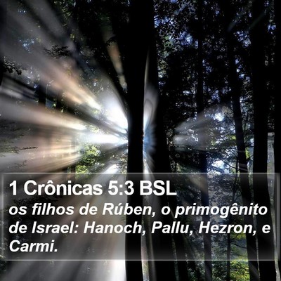 1 Crônicas 5:3 BSL Bible Verse Image