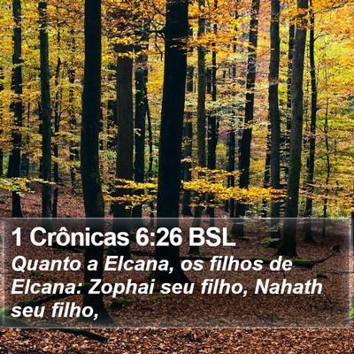 1 Crônicas 6:26 BSL Bible Verse Image