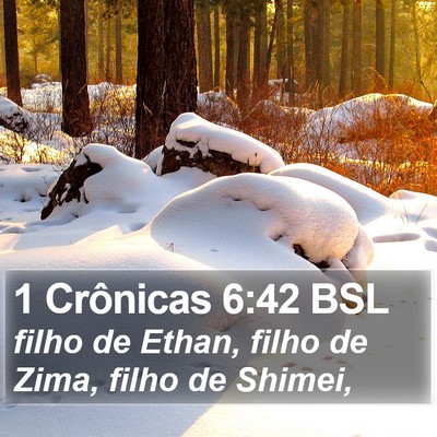 1 Crônicas 6:42 BSL Bible Verse Image