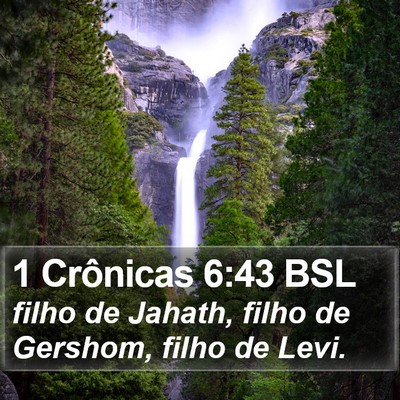 1 Crônicas 6:43 BSL Bible Verse Image