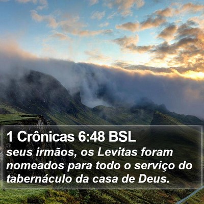 1 Crônicas 6:48 BSL Bible Verse Image
