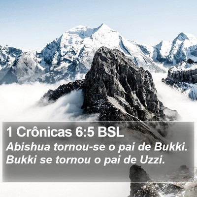 1 Crônicas 6:5 BSL Bible Verse Image