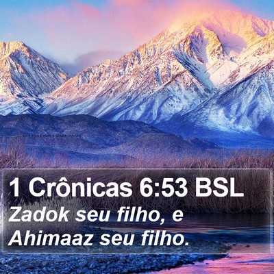1 Crônicas 6:53 BSL Bible Verse Image