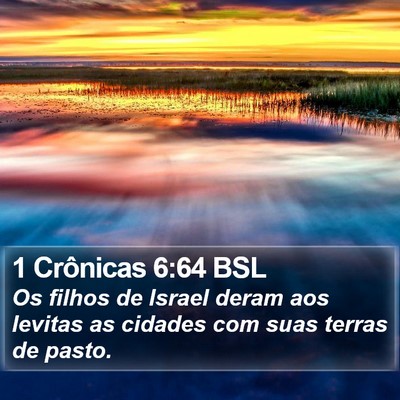 1 Crônicas 6:64 BSL Bible Verse Image