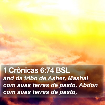 1 Crônicas 6:74 BSL Bible Verse Image