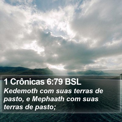 1 Crônicas 6:79 BSL Bible Verse Image