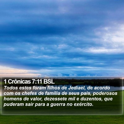 1 Crônicas 7:11 BSL Bible Verse Image