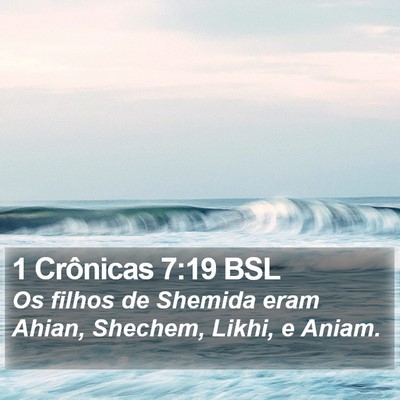 1 Crônicas 7:19 BSL Bible Verse Image