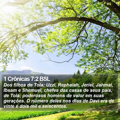 1 Crônicas 7:2 BSL Bible Verse Image