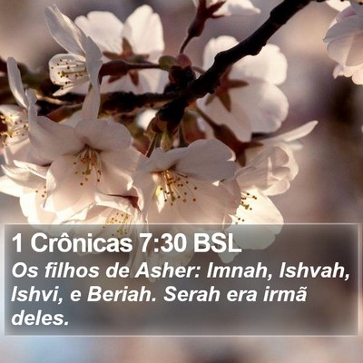 1 Crônicas 7:30 BSL Bible Verse Image