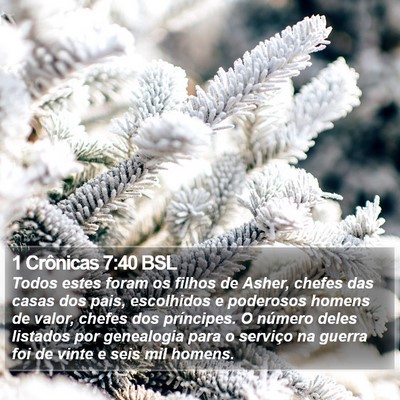 1 Crônicas 7:40 BSL Bible Verse Image