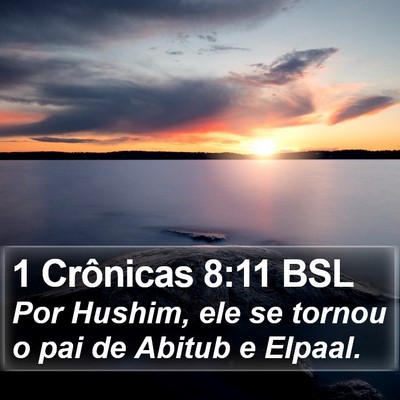1 Crônicas 8:11 BSL Bible Verse Image